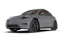 Load image into Gallery viewer, Rally Armor 20-26 Tesla Model Y, Juniper Y Black Mud Flap - Metallic Black Logo - Side View