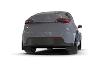 Load image into Gallery viewer, Rally Armor 20-26 Tesla Model Y, Juniper Y Black UR Mud Flap w/Dark Grey Logo - Side View