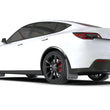 Load image into Gallery viewer, Rally Armor 20-26 Tesla Model Y, Juniper Y White UR Mud Flap w/Black Logo - Side View
