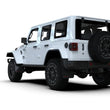 Load image into Gallery viewer, Rally Armor 2018+ Jeep Wrangler Rubicon JL Black UR Mud Flap w/ Red Logo - Side View
