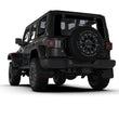 Load image into Gallery viewer, Rally Armor 2018+ Jeep Wrangler Rubicon JL Black UR Mud Flap w/ Red Logo - Back View