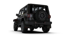 Load image into Gallery viewer, Rally Armor 2018+ Jeep Wrangler Rubicon JL Black UR Mud Flap w/ Red Logo - Back View