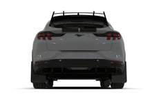 Load image into Gallery viewer, Rally Armor 2021-25 Ford Mach-E Rally Edition Black UR Mud Flap Metallic Black Logo - Installation View