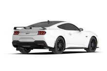 Load image into Gallery viewer, Rally Armor 2024+ Ford Mustang Black UR Mud Flap w/ Metallic Black Logo - Back View