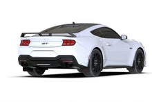 Load image into Gallery viewer, Rally Armor 2024+ Ford Mustang Black UR Mud Flap w/ Red Logo - Back View