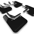 Load image into Gallery viewer, Rally Armor 2024 Hyundai Kona/Kona EV Black UR Mud Flap w/Metallic Black Logo - Main Product View
