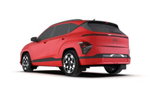 Load image into Gallery viewer, Rally Armor 2024 Hyundai Kona/Kona EV Black UR Mud Flap w/Metallic Black Logo - Side View