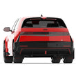 Load image into Gallery viewer, Rally Armor 2025 Hyundai Ioniq 5 N Black Mud Flap w/Metallic Black Logo - Detail View
