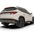 Load image into Gallery viewer, Rally Armor 2025+ Hyundai Tucson (Excl. ICE &amp; XRT) Black UR Mud Flap w/ Dark Grey Logo - Back View