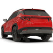 Load image into Gallery viewer, Rally Armor 2025 Hyundai Tucson ICE XRT Black UR Mud Flap - Red Logo - Side View