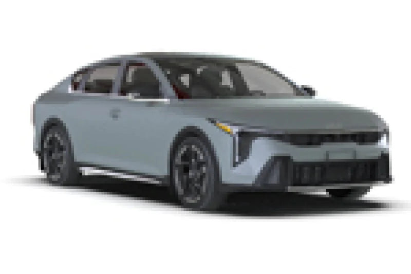 Rally Armor 2025+ Kia K4 Black Mud Flap Red Logo - Side View