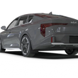 Load image into Gallery viewer, Rally Armor 2025+ Kia K4 Black Mud Flap Red Logo - Back View
