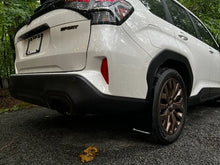 Load image into Gallery viewer, Rally Armor 2025 Subaru Forester Black UR Mud Flap w/Red Logo - Side View