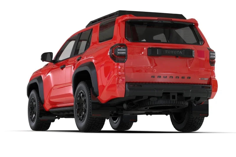 Rally Armor 2025+ Toyota 4Runner Black UR Mud Flap w/ White Logo - Additional View 12