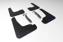 Load image into Gallery viewer, Rally Armor 21-23 Hyundai Elantra Black UR Mud Flap w/Blue Logo - Main Product View