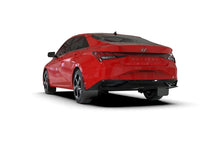Load image into Gallery viewer, Rally Armor 21-23 Hyundai Elantra Black UR Mud Flap w/White Logo - Side View