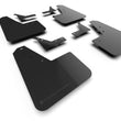 Load image into Gallery viewer, Rally Armor 21-25 Dodge Ram 1500 TRX Black UR Mud Flap - Metallic Black Logo - Main Product View