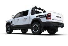 Load image into Gallery viewer, Rally Armor 21-25 Dodge Ram 1500 TRX Black UR Mud Flap - Red Logo - Installation View