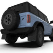 Load image into Gallery viewer, Rally Armor 21-25 Ford Bronco (Plstc Bmpr - NO Rptr/Sprt - NO RR/RB) Blk Mud Flap w/Met. Blk Logo - Side View