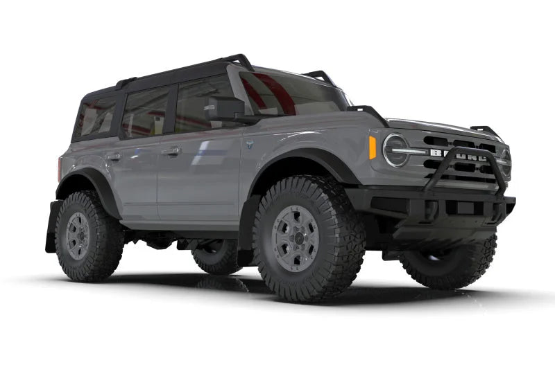 Rally Armor 21-25 Ford Bronco (Plstc Bmpr - NO Rptr/Sprt - NO RR/RB) Blk Mud Flap w/Met. Blk Logo - Additional View 5