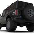 Load image into Gallery viewer, Rally Armor 21-25 Ford Bronco (Plstc Bmpr - NO Rptr/Sprt - NO RR/RB) Blk Mud Flap w/Red Logo - Additional View 6