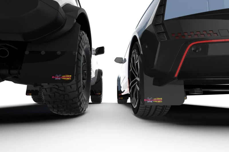 Rally Armor 21-25 Ford Bronco RR-ST Rock Rail-Steel Rear Bumper BCE Logo - Installation View