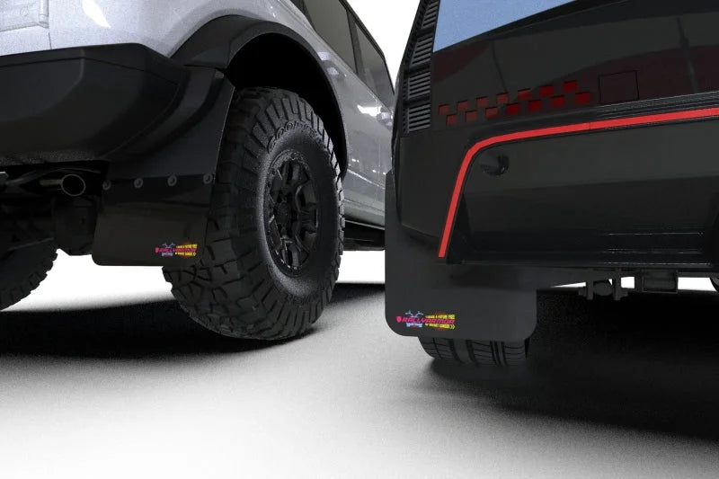Rally Armor 21-25 Ford Bronco RR-ST Rock Rail-Steel Rear Bumper BCE Logo - Additional View 5