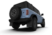 Load image into Gallery viewer, Rally Armor 21-25 Ford Bronco (Steel Bmpr - NO Rptr/Sprt - NO RR/RB) Blk Mud Flap w/Met. Blk Logo - Side View