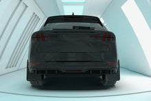 Load image into Gallery viewer, Rally Armor 21-25 Ford Mustang Mach-E/GT/Rally Black Mud Flap w/White Logo - Side View