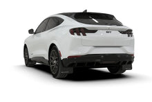 Load image into Gallery viewer, Rally Armor 21-25 Ford Mustang Mach-E/GT/Rally Black Mud Flap w/White Logo - Additional View 6