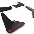 Load image into Gallery viewer, Rally Armor 21-25 Tesla Model S / S Plaid Black UR Mud Flap w/Red Logo - Main Product View