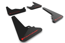 Load image into Gallery viewer, Rally Armor 21-25 Tesla Model S / S Plaid Black UR Mud Flap w/Red Logo - Main Product View