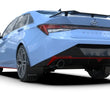 Load image into Gallery viewer, Rally Armor 22-23 Hyundai Elantra N &amp; N Line Black UR Mud Flap w/Light Blue Logo - Back View