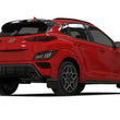 Load image into Gallery viewer, Rally Armor 22-23 Hyundai Kona N-Line Black UR Mud Flap w/Red Logo - Installation View