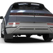 Load image into Gallery viewer, Rally Armor 22-24 Hyundai Ioniq 5 Black Mud Flap w/Silver Logo - Side View