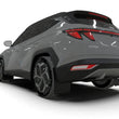 Load image into Gallery viewer, Rally Armor 22-24 Hyundai Tucson Black UR Mud Flap w/White Logo - Additional View 5