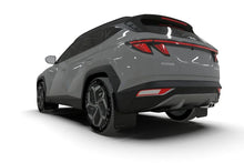 Load image into Gallery viewer, Rally Armor 22-24 Hyundai Tucson Black UR Mud Flap w/White Logo - Additional View 5