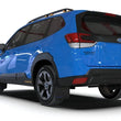 Load image into Gallery viewer, Rally Armor 22-24 Subaru Forester &amp; Wilderness Black UR Mud Flap w/Red Logo - Back View