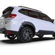 Load image into Gallery viewer, Rally Armor 22-24 Subaru Forester &amp; Wilderness Black UR Mud Flap w/Wild Orange Logo - Side View