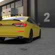 Load image into Gallery viewer, Rally Armor 22-25 Honda Civic/Civic Si/Sport Black UR Mud Flap w/Grey Logo - Additional View 7