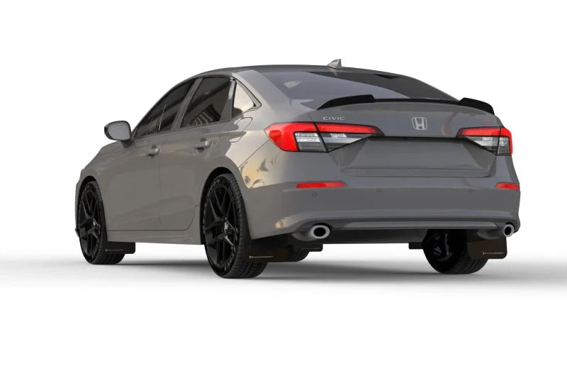 Rally Armor 22-25 Honda Civic/Civic Si/Sport Black UR Mud Flap w/Red Logo - Additional View 5