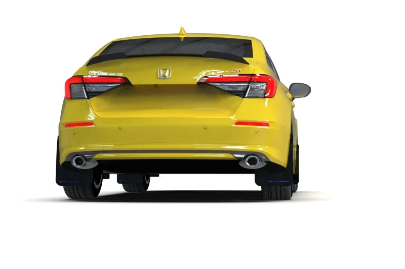 Rally Armor 22-25 Honda Civic/Civic Si/Sport Black UR Mud Flap w/Red Logo - Additional View 8