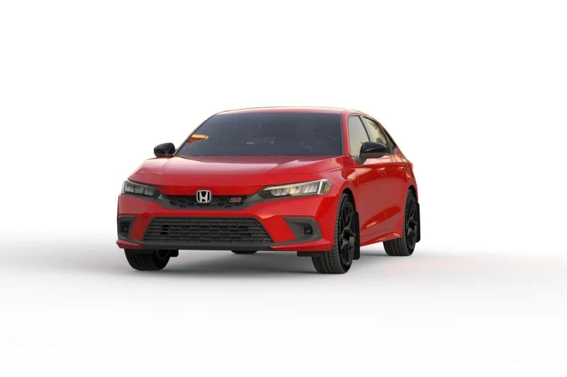 Rally Armor 22-25 Honda Civic/Civic Si/Sport Black UR Mud Flap w/White Logo - Additional View 9
