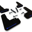 Load image into Gallery viewer, Rally Armor 22-25 Kia EV6 Black UR Mud Flap Blue Logo - Main Product View