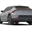 Load image into Gallery viewer, Rally Armor 22-25 Kia EV6 Black UR Mud Flap Blue Logo - Back View