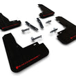 Load image into Gallery viewer, Rally Armor 22-25 Kia EV6 Black UR Mud Flap Red Logo - Main Product View