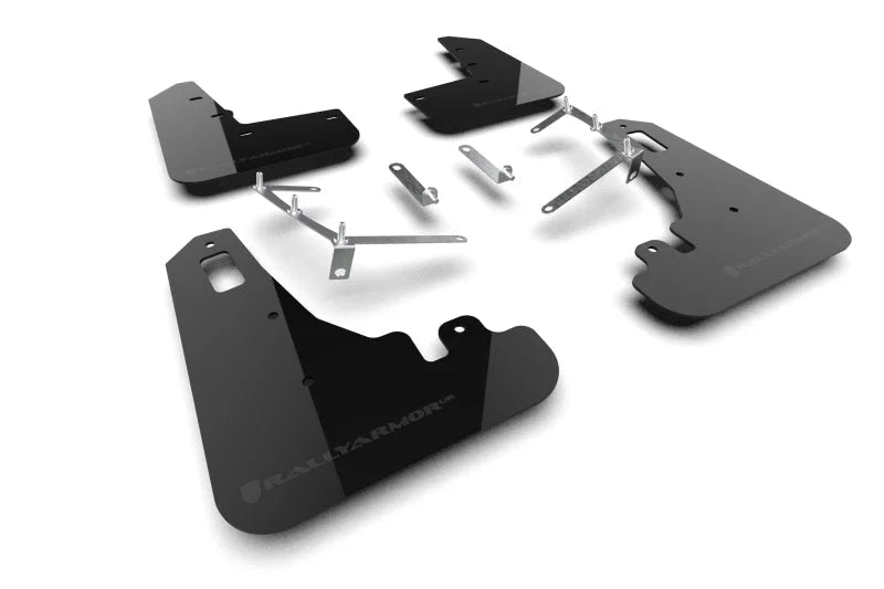 Rally Armor 22-25 Subaru BRZ / Toyota GR86 Black UR Mud Flap w/Dark Grey Logo - Main Product View