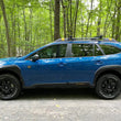Load image into Gallery viewer, Rally Armor 22-25 Subaru Outback Wilderness Black Mud Flap Blue Logo - Side View