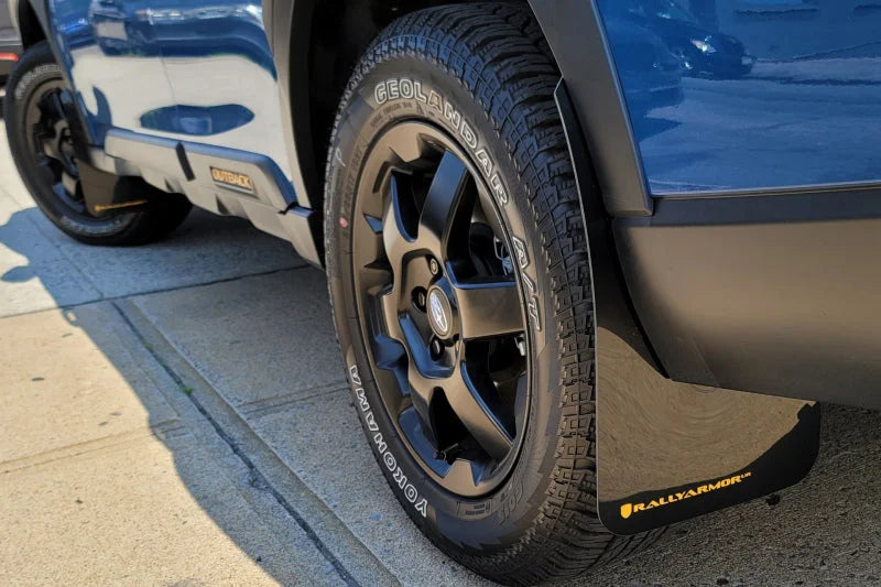 Rally Armor 22-25 Subaru Outback Wilderness Black Mud Flap Blue Logo - Additional View 5