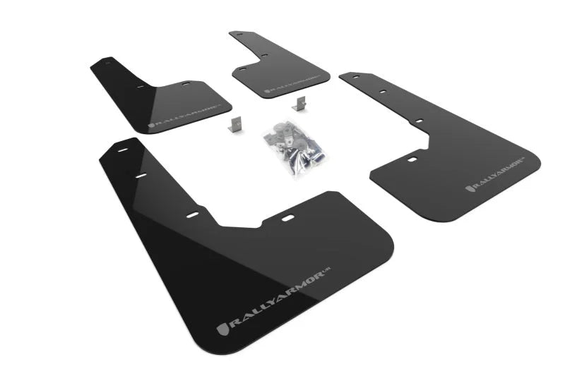 Rally Armor 22-25 Subaru Outback Wilderness Black Mud Flap Grey Logo - Main Product View
